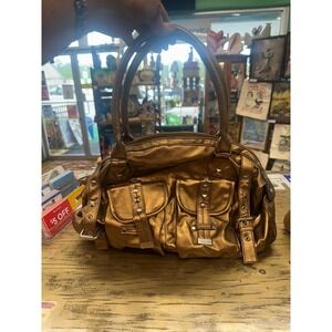 90s/Y2K Metallic Studded Handbag